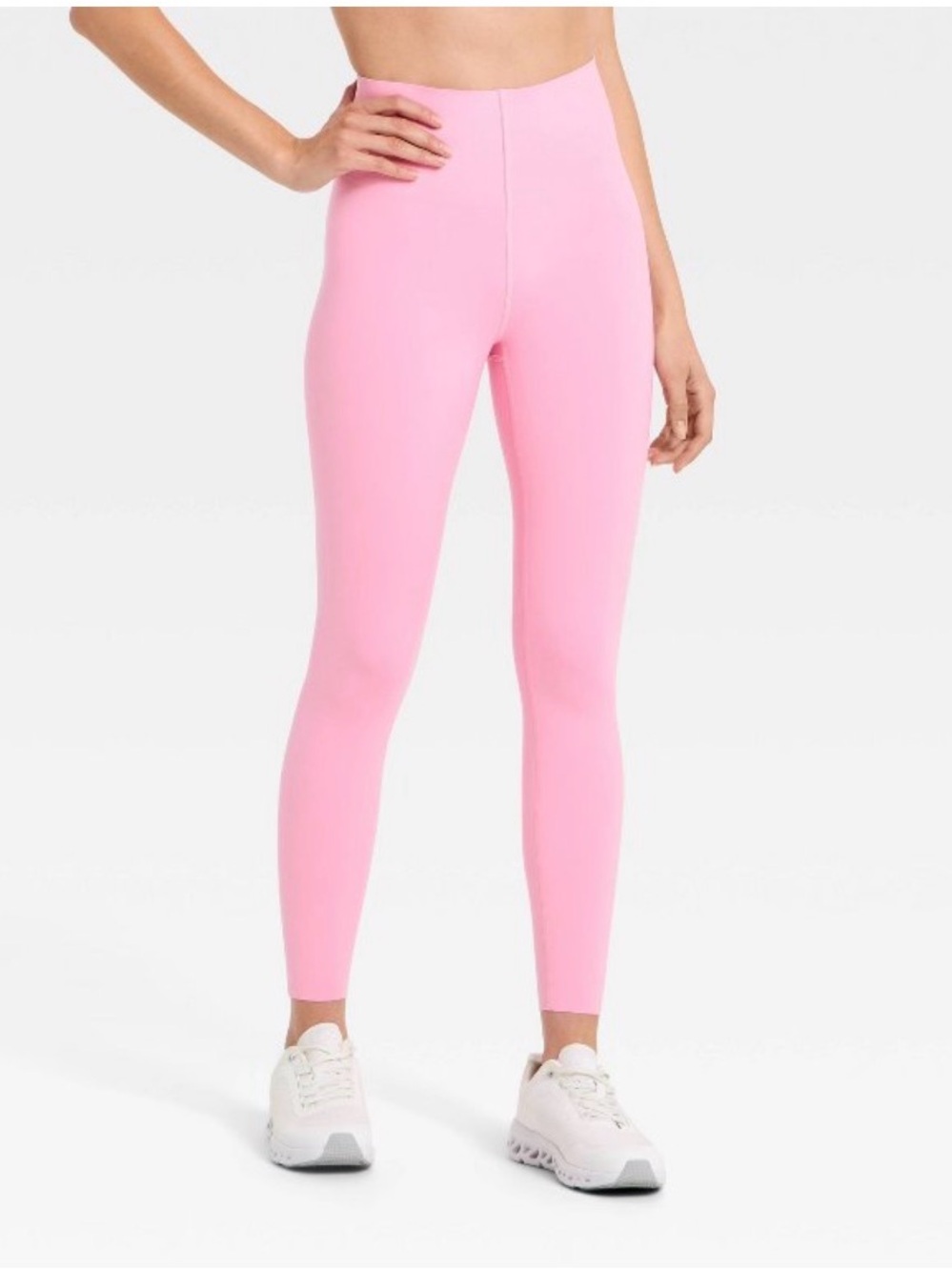 NWT All In Motion Women's Super Flex Ultra High Rise Bonded Leggings, M - Pink